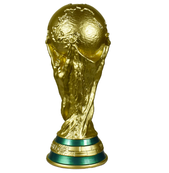 Toystop World Cup Trophy, Gold, Football Decoration
