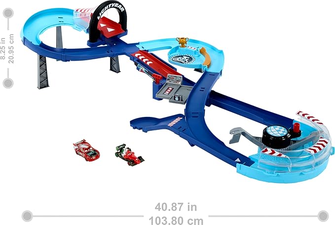Cars Playset with 2 Toy Cars